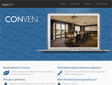 Tablet Screenshot of conven.co.za